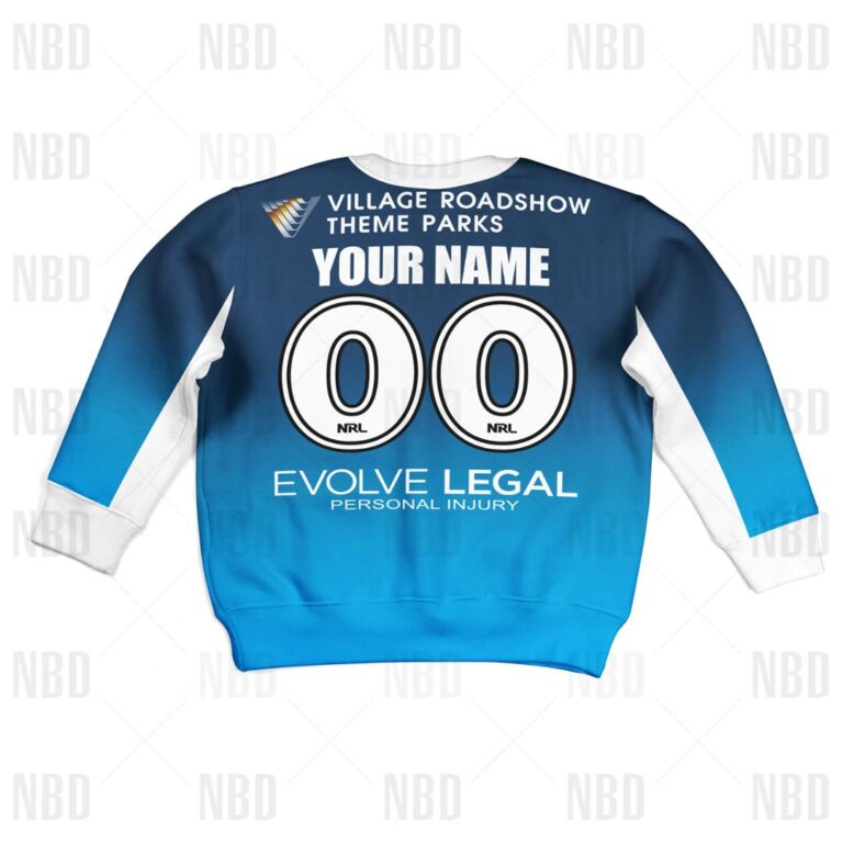 NRL Gold Coast Titans Jersey 2022 for Kids Hoodie/Zip/T-Shirt/Sweatshirt/Hawaiian