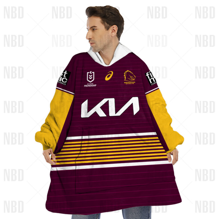 NRL Brisbane Broncos Jersey 2022 Oodie