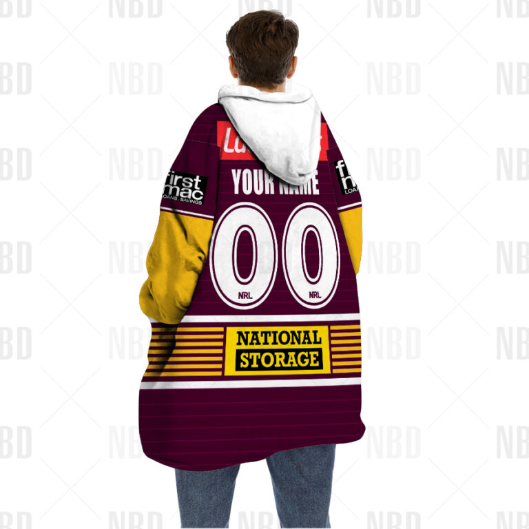 NRL Brisbane Broncos Jersey 2022 Oodie