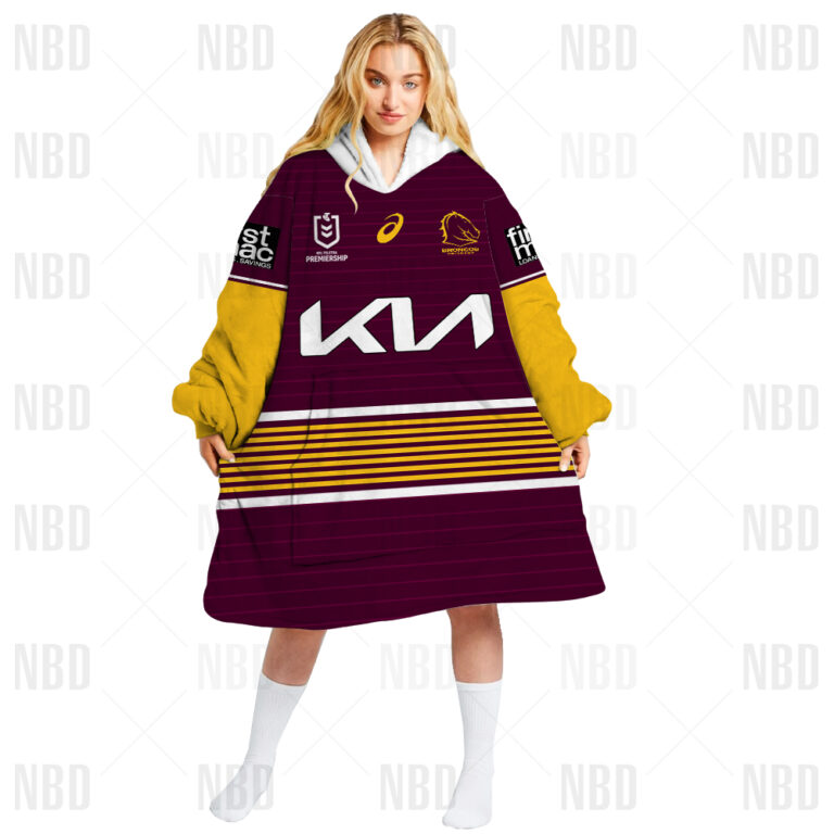 NRL Brisbane Broncos Jersey 2022 Oodie