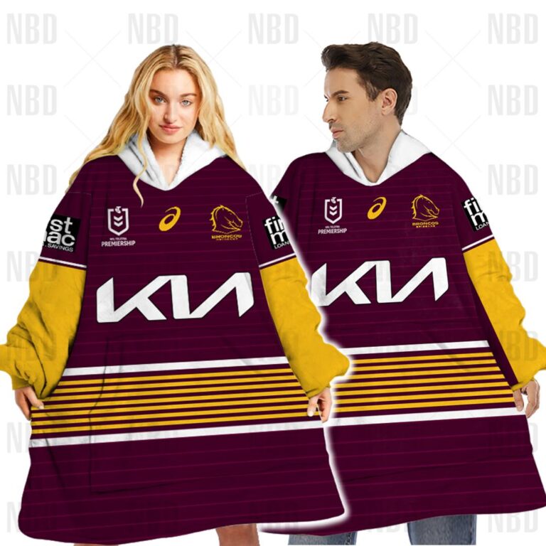 NRL Brisbane Broncos Jersey 2022 Oodie