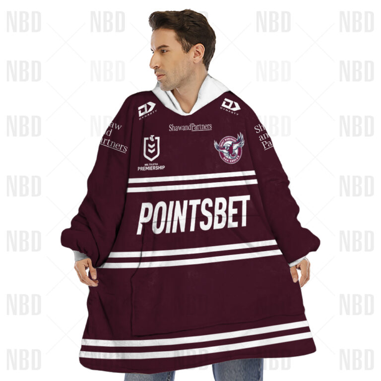 NRL Manly Warringah Sea Eagles Jersey 2022 Oodie