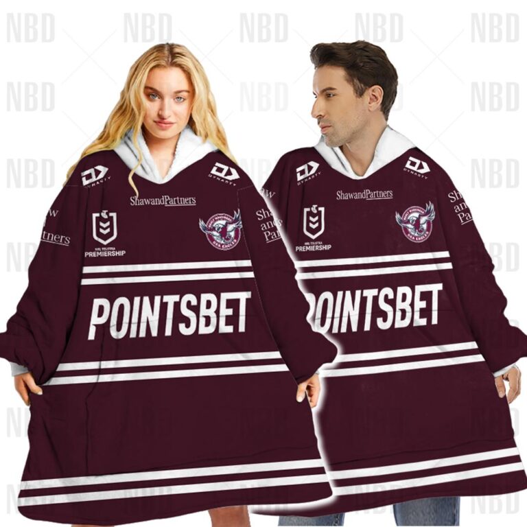NRL Manly Warringah Sea Eagles Jersey 2022 Oodie