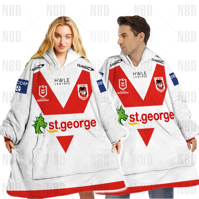 NRL St. George Illawarra Dragons Jersey 2022 Oodie