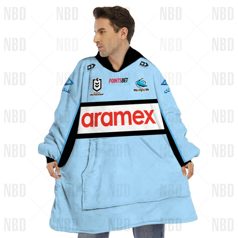 NRL Cronulla-Sutherland Sharks Jersey 2022 Oodie