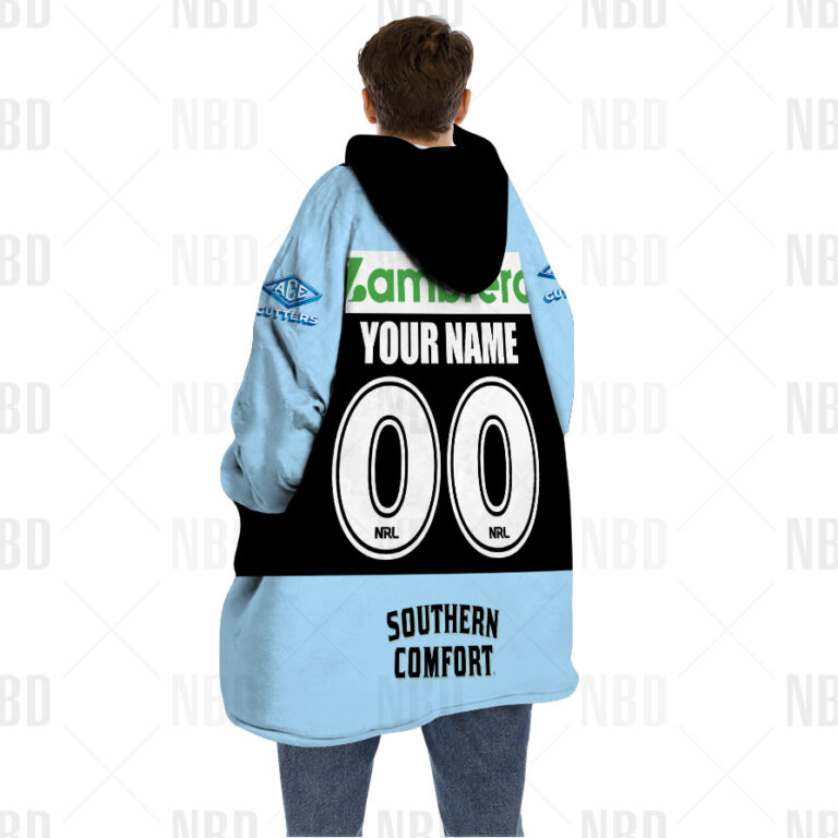 NRL Cronulla-Sutherland Sharks Jersey 2022 Oodie
