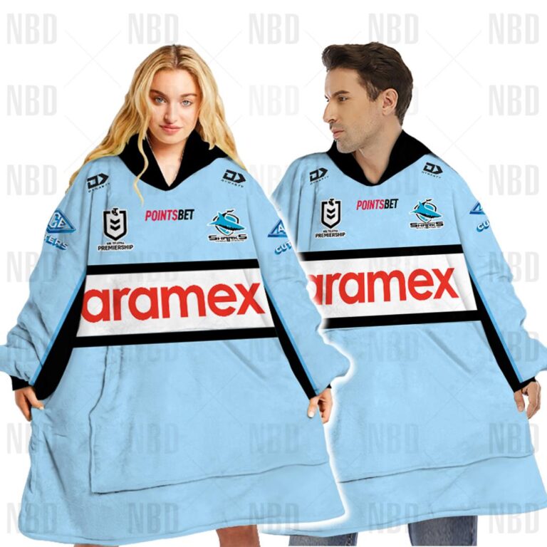 NRL Cronulla-Sutherland Sharks Jersey 2022 Oodie