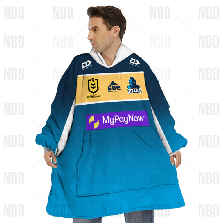 NRL Gold Coast Titans Jersey 2022 Oodie