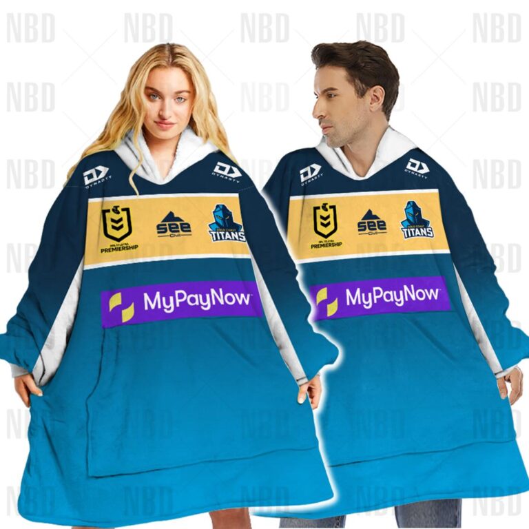 NRL Gold Coast Titans Jersey 2022 Oodie