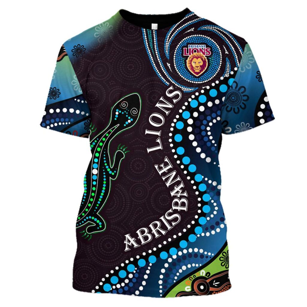 AFL Brisbane Lions 3D Printing | Hoodie/Zip/T-Shirt/Long Sleeve