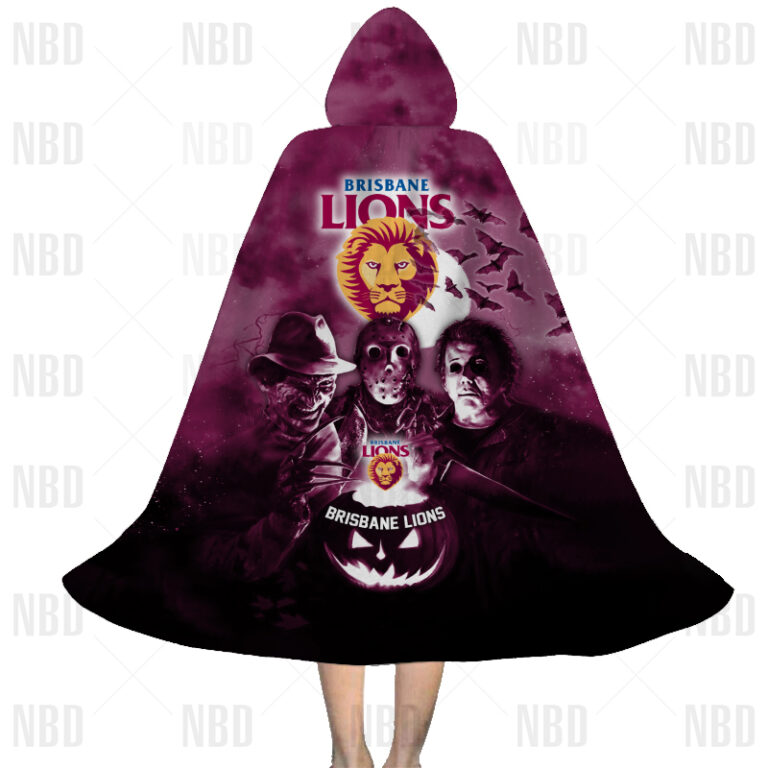 AFL Brisbane Lions Halloween Adult Kid Preschool Cloak
