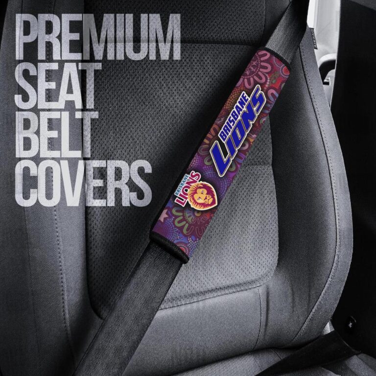 AFL Brisbane Lions | Seat Belt | Steering | Car Seat Covers