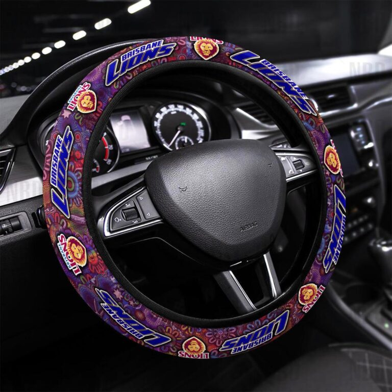 AFL Brisbane Lions | Seat Belt | Steering | Car Seat Covers