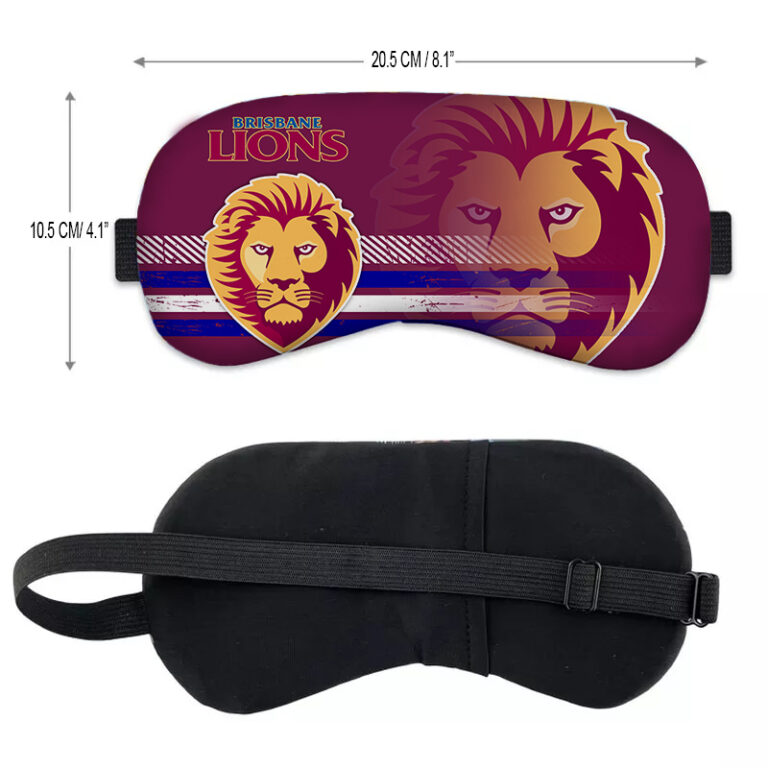 AFL Brisbane Lions Sleep Mask