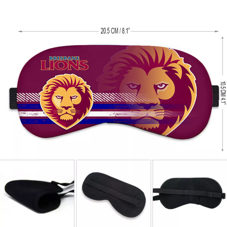 AFL Brisbane Lions Sleep Mask
