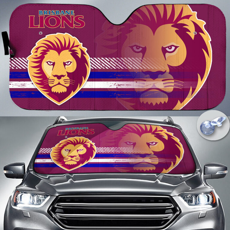 AFL Brisbane Lions - Car Sun Shade