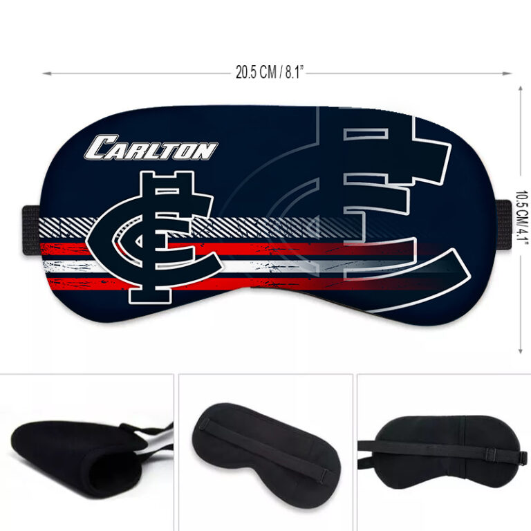 AFL Carlton Blues Sleep Mask