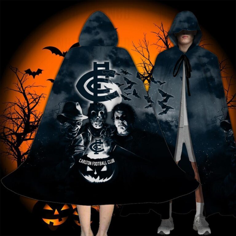 AFL Carlton Blues Halloween Adult Kid Preschool Cloak
