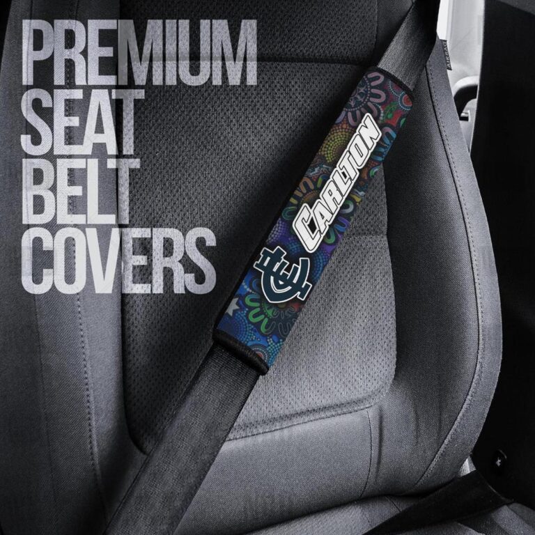 AFL Carlton Blues | Seat Belt | Steering | Car Seat Covers