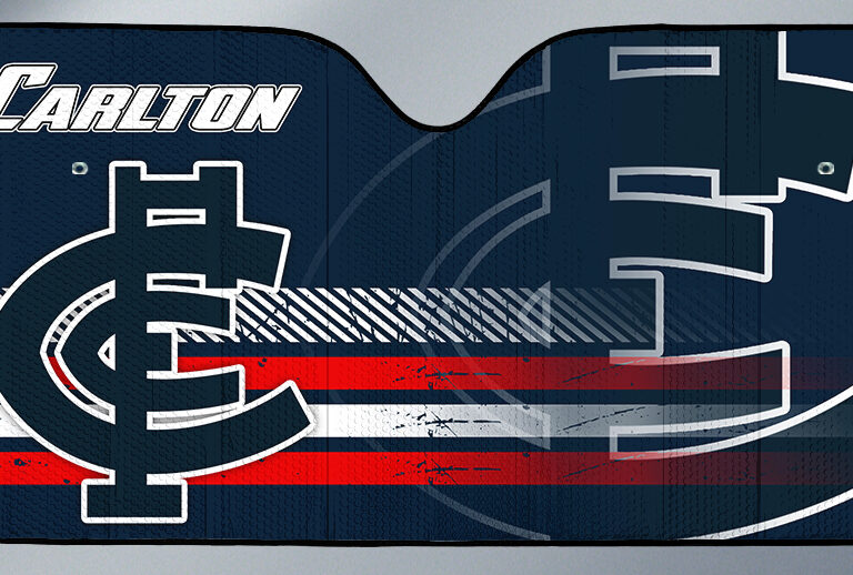 AFL Carlton Blues - Car Sun Shade