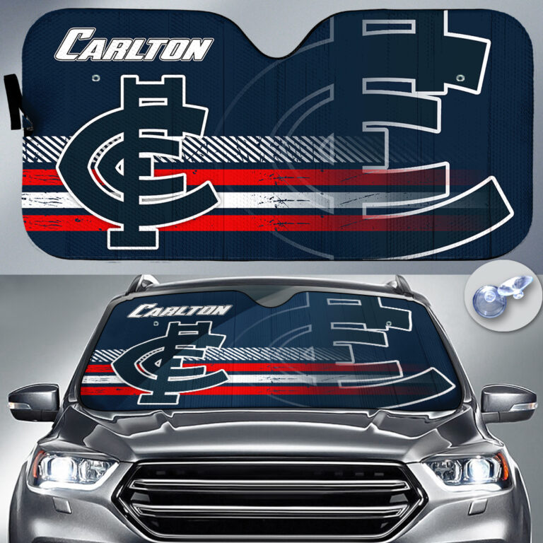 AFL Carlton Blues - Car Sun Shade