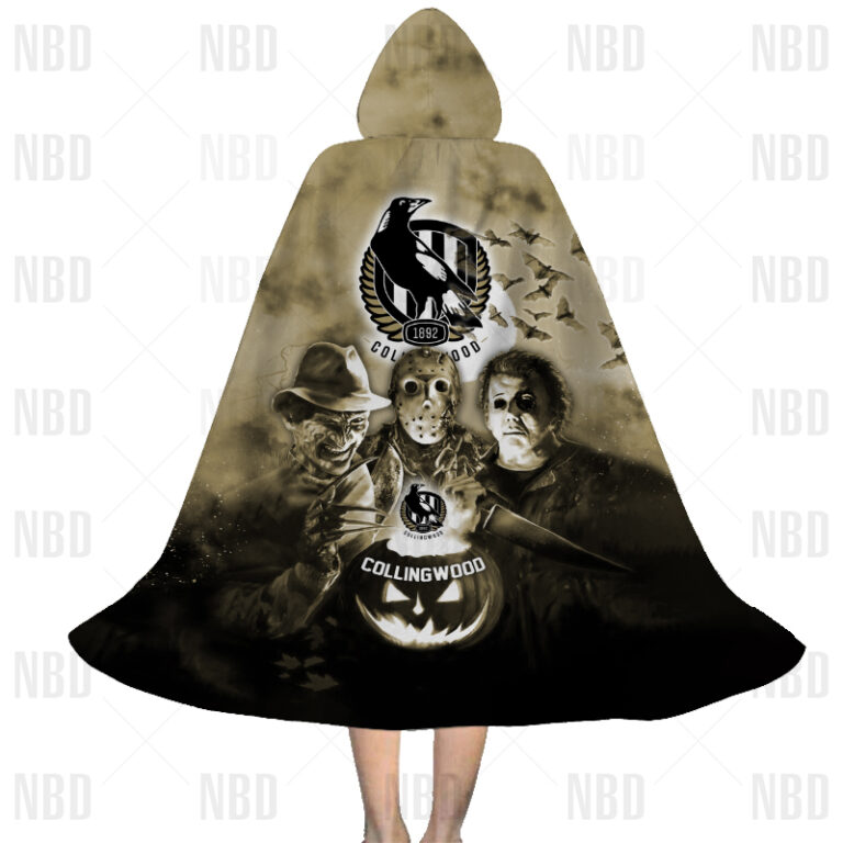 AFL Collingwood Magpies Halloween Adult Kid Preschool Cloak