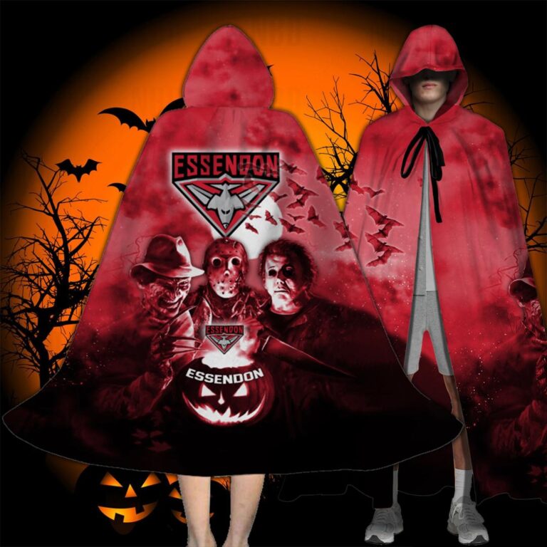AFL Essendon Bombers Halloween Adult Kid Preschool Cloak