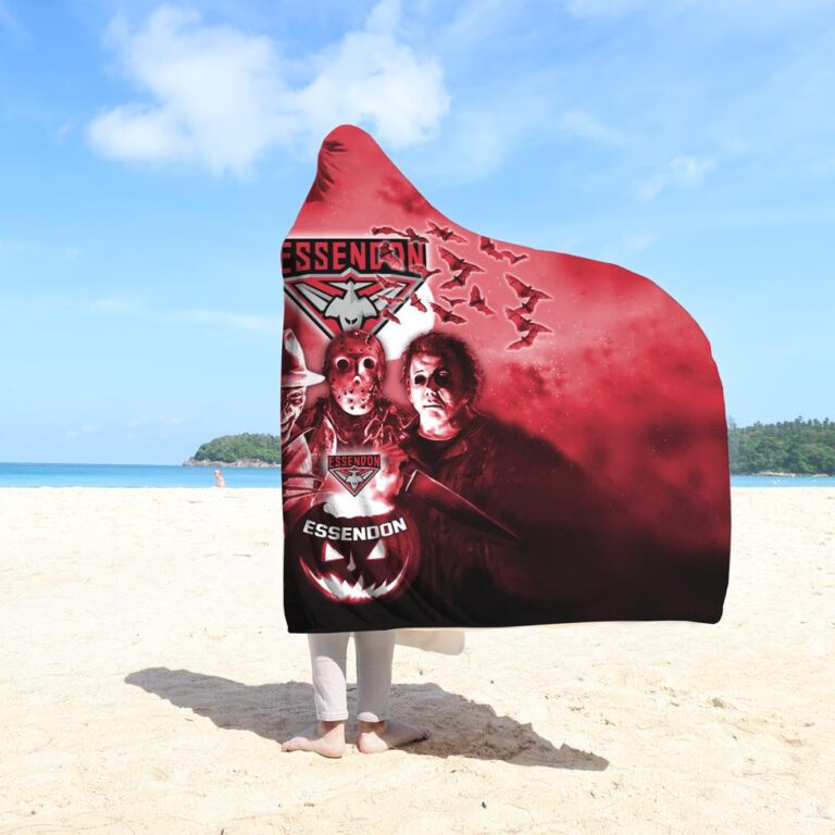 AFL Essendon Bombers Halloween Hooded Blanket