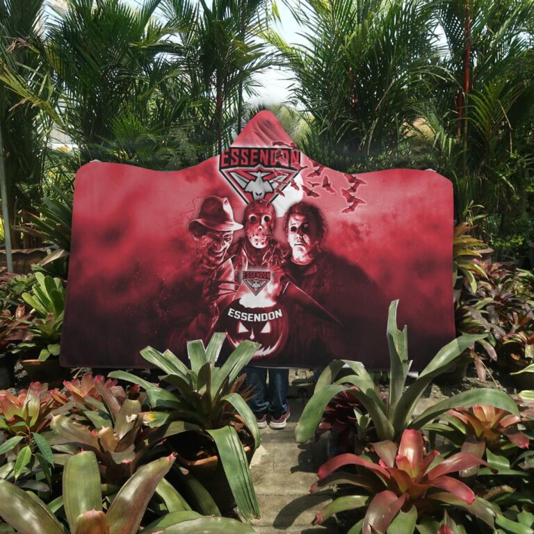 AFL Essendon Bombers Halloween Hooded Blanket