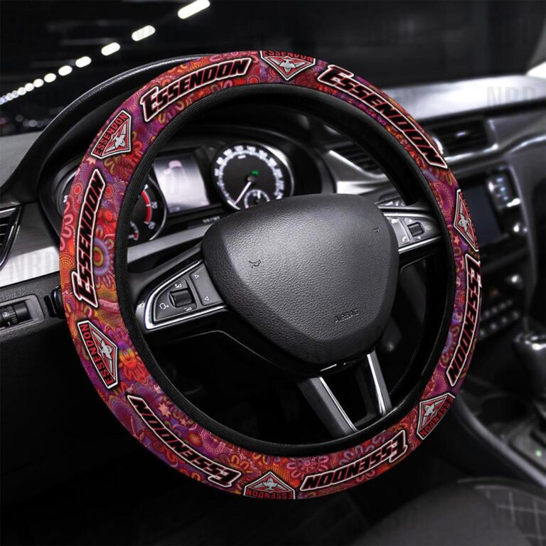 AFL Essendon Bombers | Seat Belt | Steering | Car Seat Covers