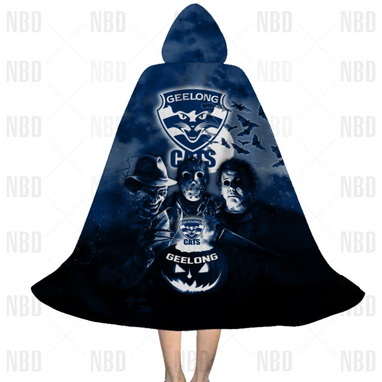 AFL Geelong Cats Halloween Adult Kid Preschool Cloak