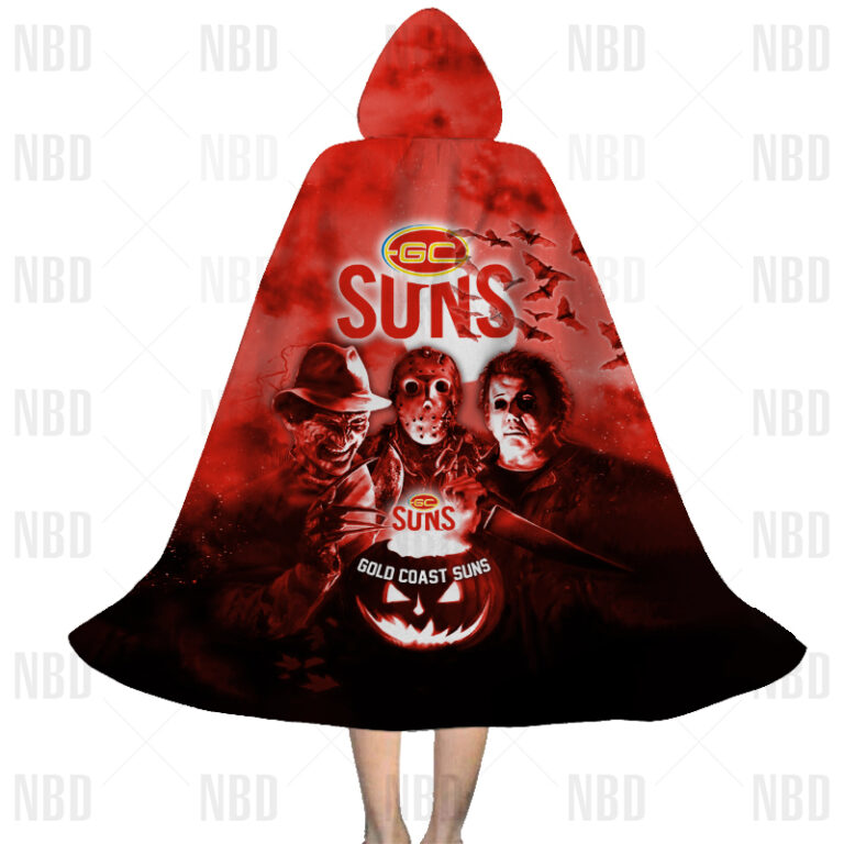 AFL Gold Coast Suns Halloween Adult Kid Preschool Cloak