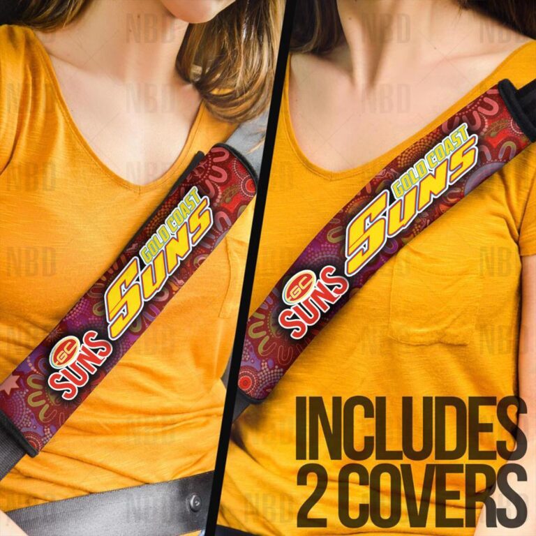 AFL Gold Coast Suns | Seat Belt | Steering | Car Seat Covers