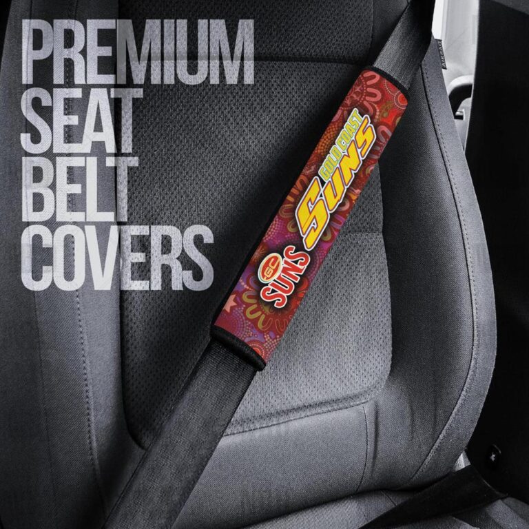 AFL Gold Coast Suns | Seat Belt | Steering | Car Seat Covers
