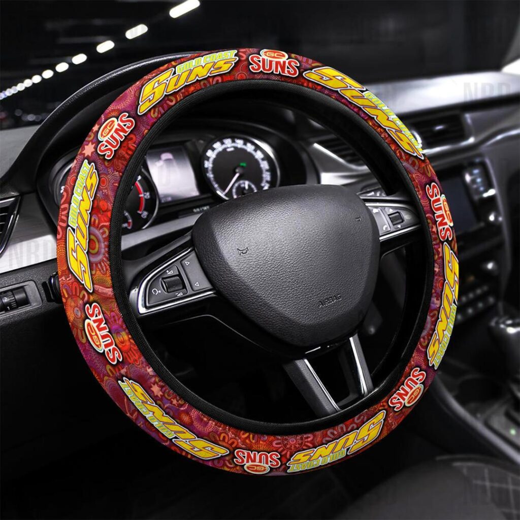 AFL Gold Coast Suns | Seat Belt | Steering | Car Seat Covers
