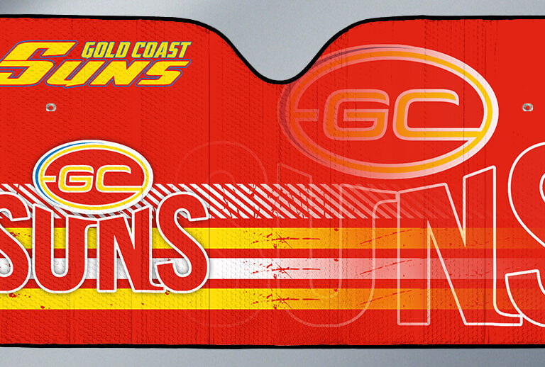 AFL Gold Coast Suns - Car Sun Shade