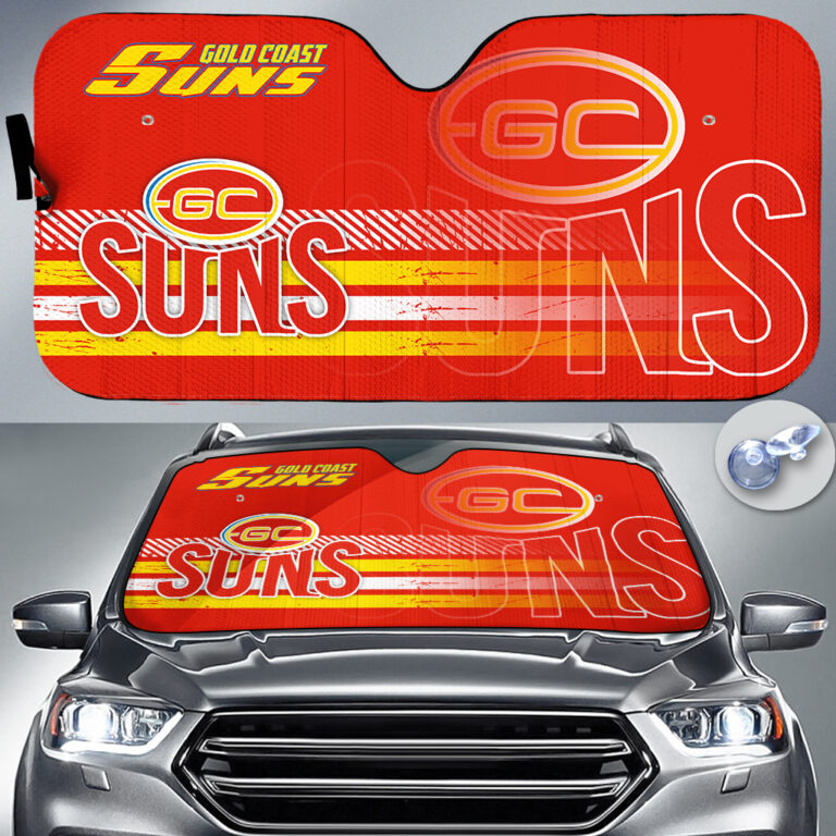AFL Gold Coast Suns - Car Sun Shade