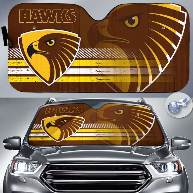AFL Hawthorn Hawks - Car Sun Shade
