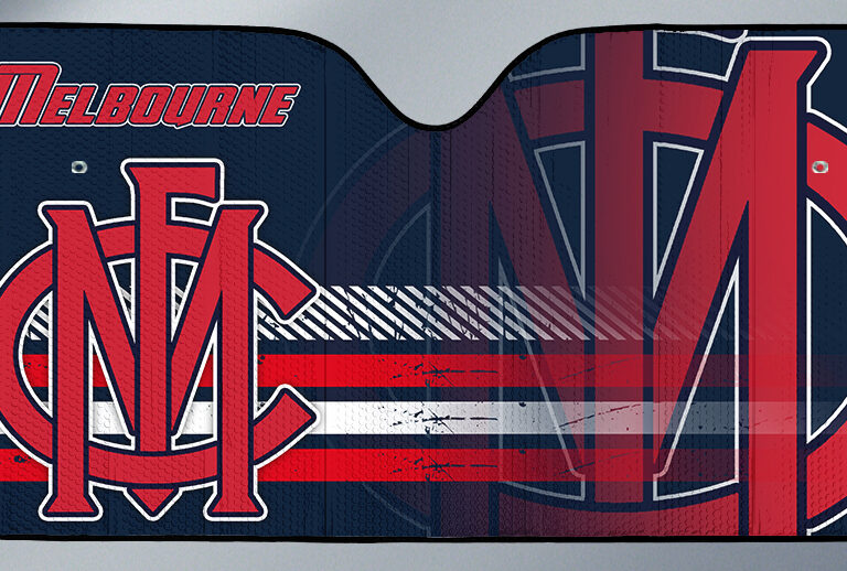 AFL Melbourne Demons - Car Sun Shade