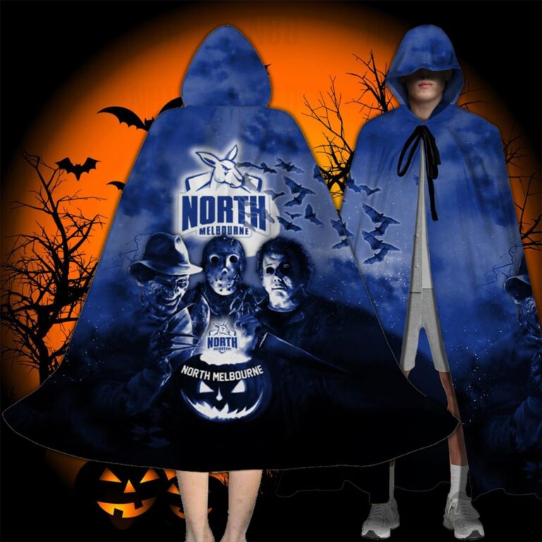 AFL North Melbourne Kangaroos Halloween Adult Kid Preschool Cloak