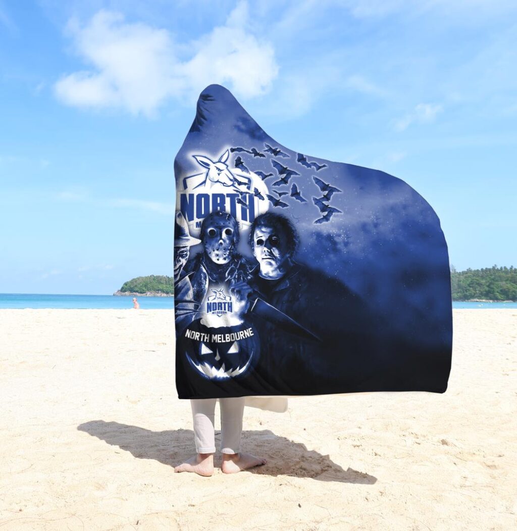 AFL North Melbourne Kangaroos Halloween Hooded Blanket