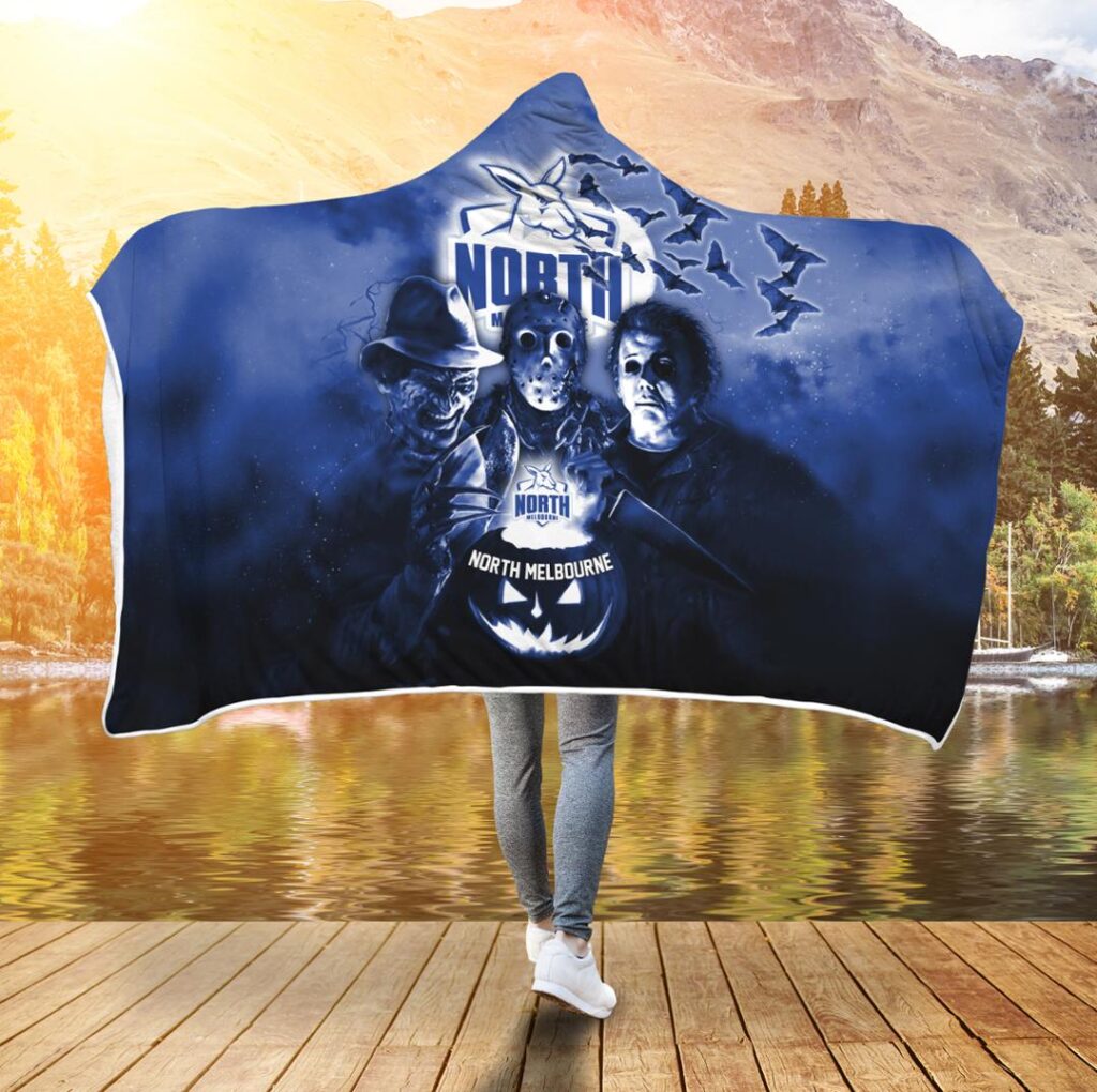 AFL North Melbourne Kangaroos Halloween Hooded Blanket