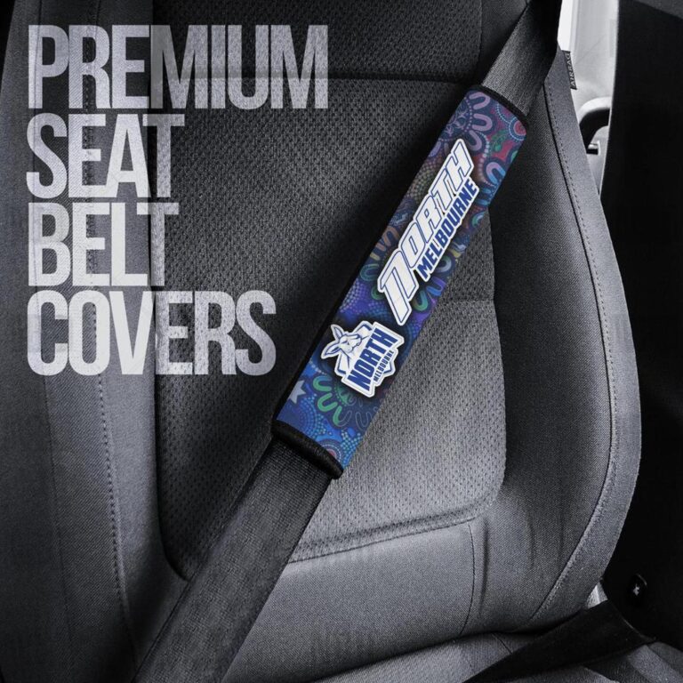AFL North Melbourne Kangaroos | Seat Belt | Steering | Car Seat Covers