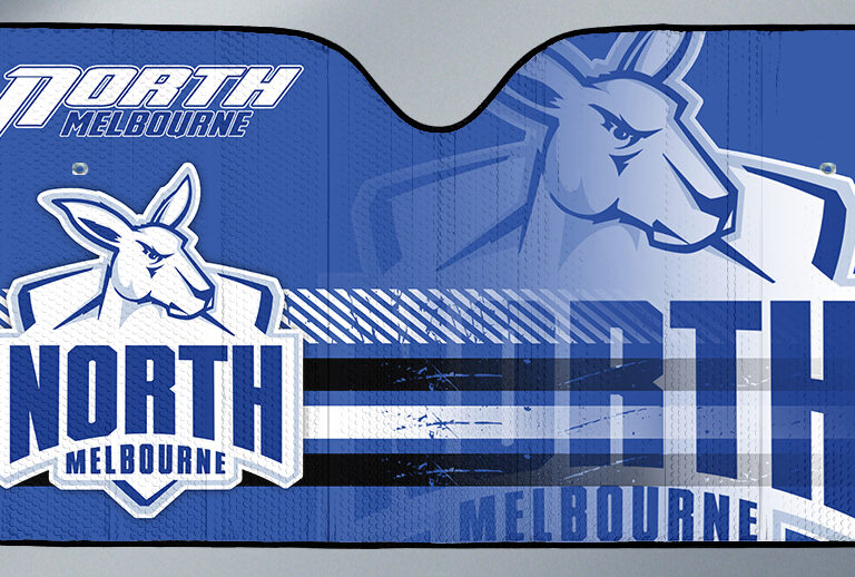 AFL North Melbourne Kangaroos - Car Sun Shade
