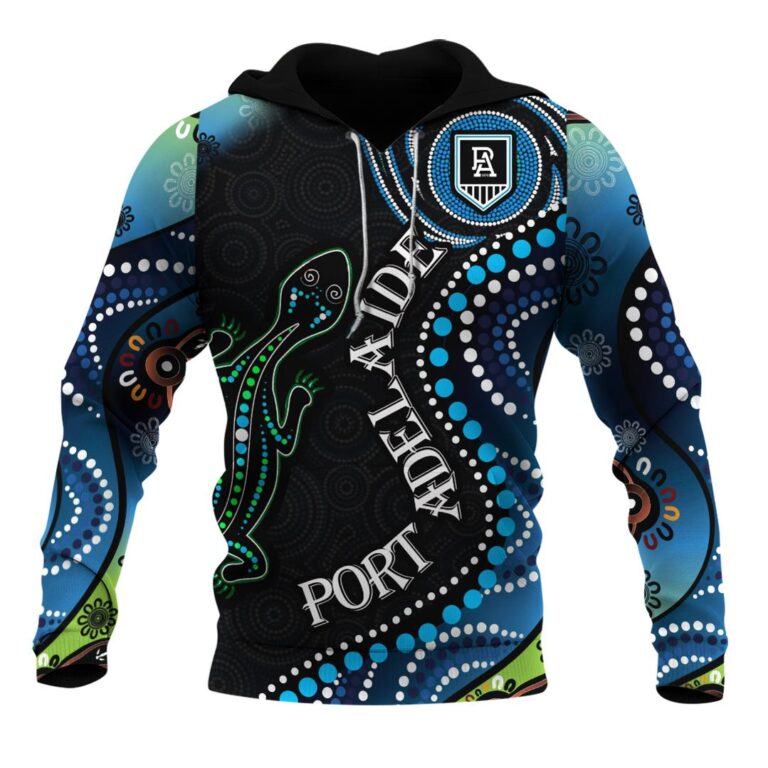 AFL Port Adelaide Power 3D Printing | Hoodie/Zip/T-Shirt/Long Sleeve