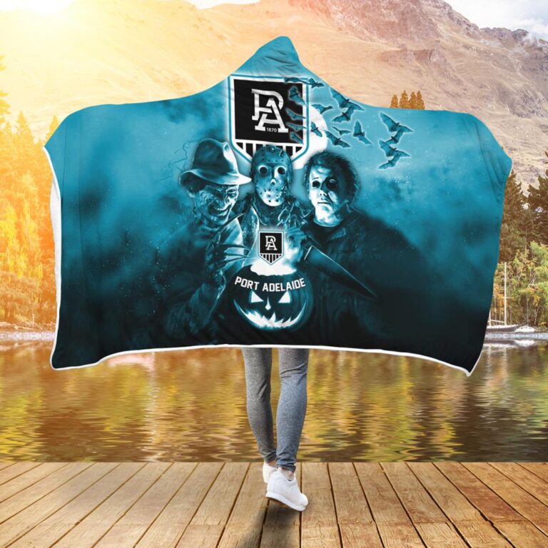 AFL Port Adelaide Power Halloween Hooded Blanket