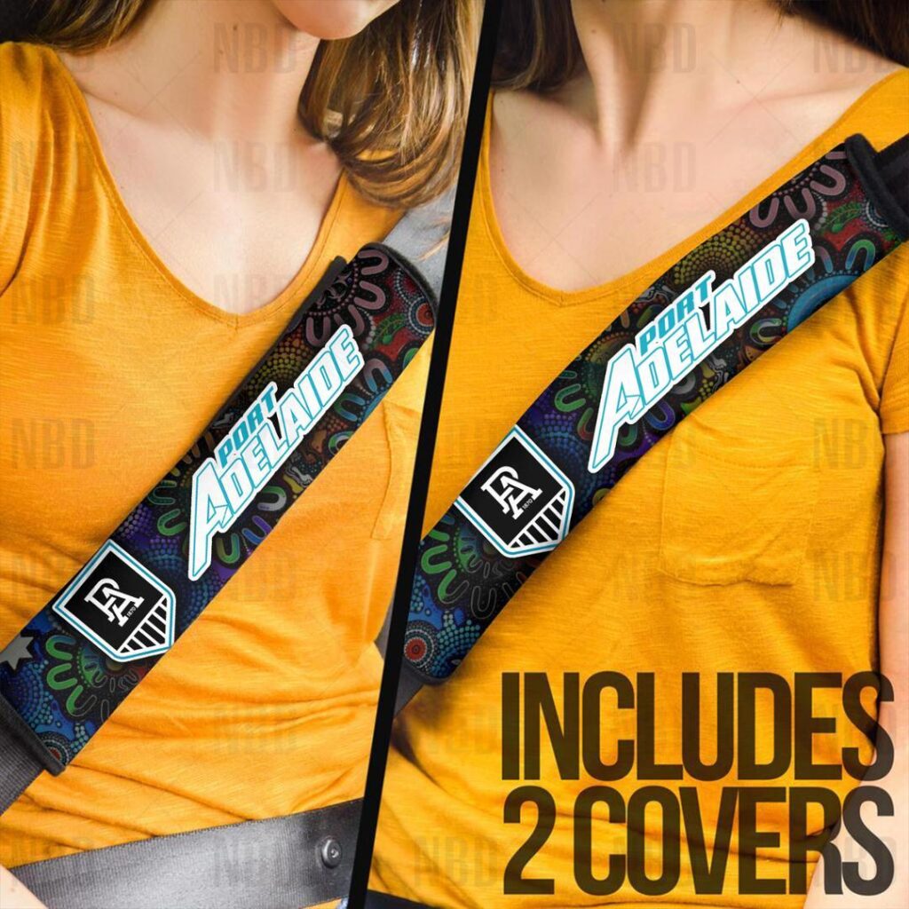 AFL Port Adelaide Power | Seat Belt | Steering | Car Seat Covers