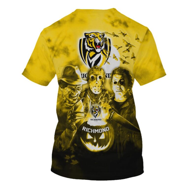 AFL Richmond Tigers Halloween Adult Kid Zip Hoodie T Shirt Long Sleeve Hawaiian