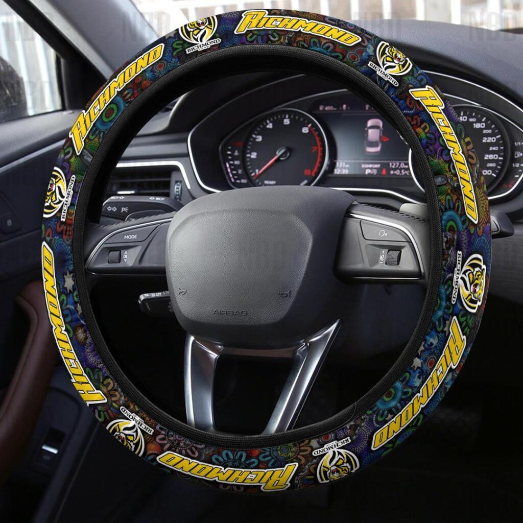 AFL Richmond Tigers | Seat Belt | Steering | Car Seat Covers