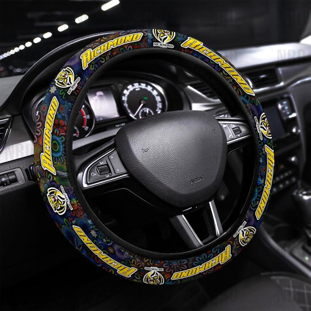 AFL Richmond Tigers | Seat Belt | Steering | Car Seat Covers